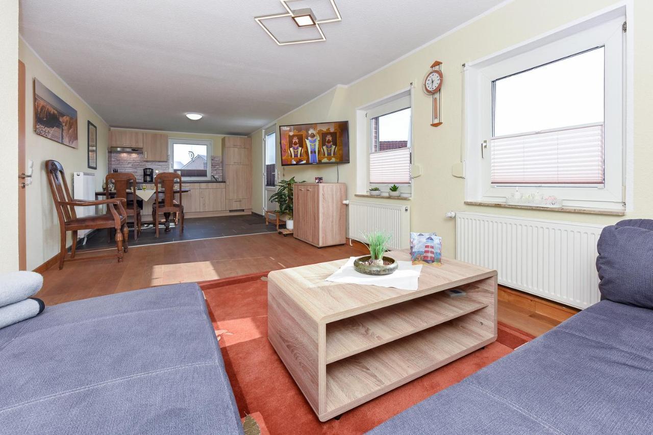Ferienwohnung Teezeit นอยฮาร์ลิงเงอซีล ภายนอก รูปภาพ